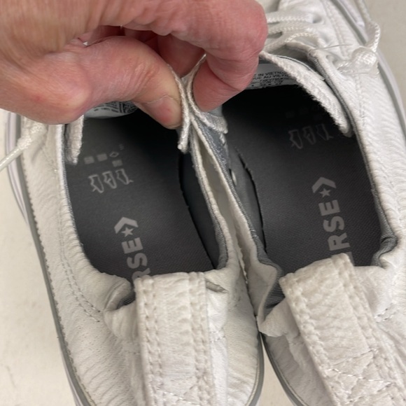 Converse Chuck Taylorr All Starr Shoreline Slip-On White/White/Wolf Grey, US 6 - Picture 14 of 16